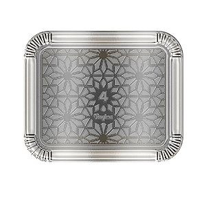 Bandeja Metalizada Regina Prata N°4