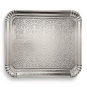 Bandeja Metalizada Regina Prata N°7