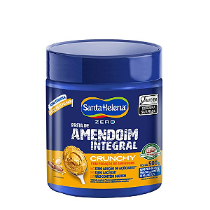 Pasta de Amendoim Integral Santa Helena Crunchy - Embalagem com 500G