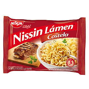 Macarrão Instantâneo Nissin Sabor Costela - Embalagem com 85G
