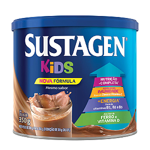 Complemento Alimentar Sustagen Kids Sabor Chocolate - Embalagem com 350G