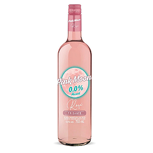 Frisante Pink Moon Rosé 0,0% Álcool - Garrafa com 750ML