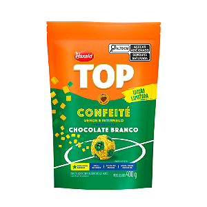Confeito Top Harald Confeité Verde e Amarelo - Embalagem com 400G