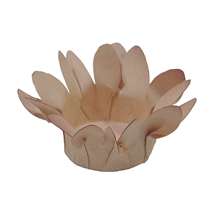 Forminha Decora Doces Mini Madri Cor Doce de Leite - Embalagem com 30UN