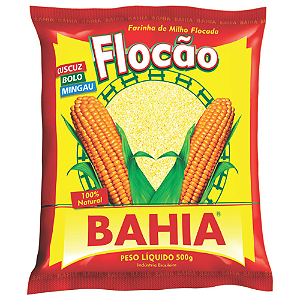 Farinha de Milho Flocão Bahia - Embalagem com 500G