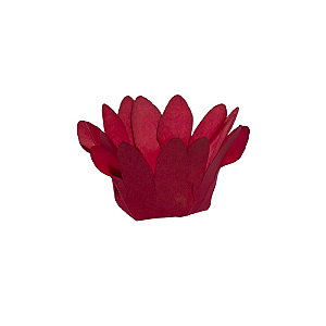 Forminha Decora Doces Mini Madri Vermelho - Embalagem com 30UN