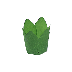 Forminha Decora Doces Monaco Verde Pistache - Embalagem com 50UN