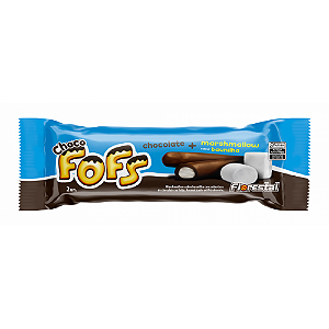 Chocolate Florestal Fofs com Marshmallow Sabor Baunilha - Embalagem com 18G