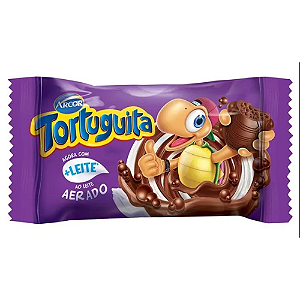 Chocolate Arcor Tortuguita Aerado Ao Leite - Embalagem com 11,5G