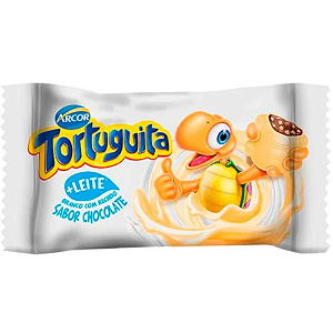 Chocolate Arcor Tortuguita Branco com Recheio de Chocolate - Embalagem com 15,5G