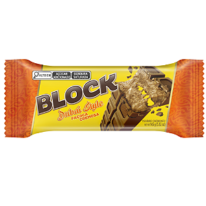 Chocolate Arcor Block Dubai Style Paçoca Cremosa - Embalagem com 165G