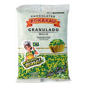 Granulado Macio Ki-Kakau Verde e Amarelo - Embalagem com 500G