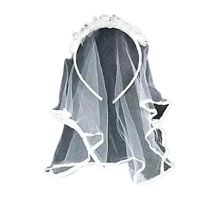 Tiara Branca Véu de Noiva