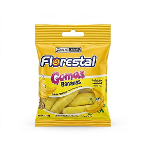Goma Florestal Bananas - Embalagem com 35G