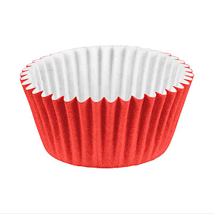 Forminha Papel Regina Cupcake Vermelha - Embalagem com 45 UN