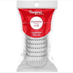 Forminha Papel Regina Nº 0 Branca - Embalagem com 100 UN