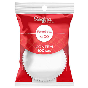 Forminha Papel Regina Nº 00 Branca - Embalagem com 100 UN