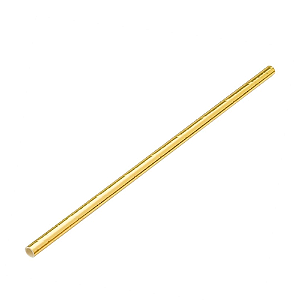 Canudo de Papel Dourado - Embalagem com 12 UN