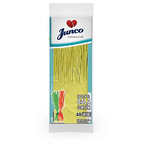 Papel Seda Junco Amarelo Para Bala - Embalagem com 48 UN