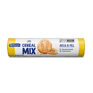 Biscoito Arcor Cereal Mix Sabor Aveia e Mel - Embalagem com 135G
