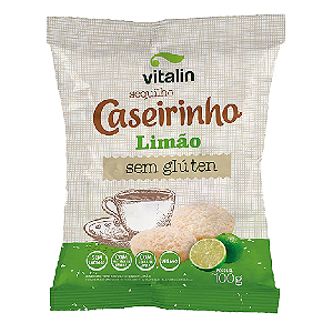 Biscoito Vitalin Caseirinho Sabor Limão - Embalagem com 100G
