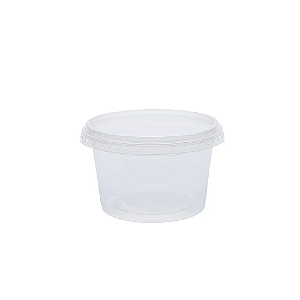 Pote Redondo com Tampa Coposcchio 250ML - Embalagem com 25 UN