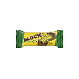 Chocolate Arcor Block Dubai Style Pistache - Embalagem com 45G
