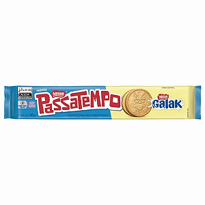 Biscoito Passatempo Recheio Sabor Chocolate Galak - Embalagem com 90G