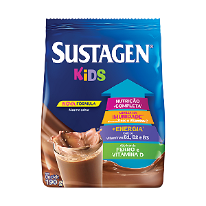 Complemento Alimentar Sustagen Kids Sabor Chocolate - Embalagem com 190G