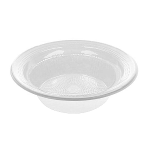 Prato Fundo Descartável Trik Trik Branco 15CM - Embalagem com 10 UN
