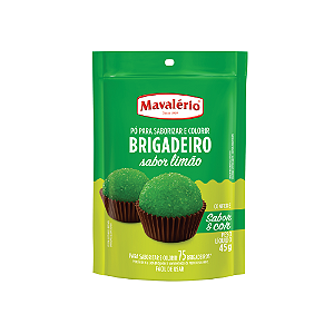 Pó para Saborizar e Colorir Brigadeiro Sabor Limão - Embalagem com 45G