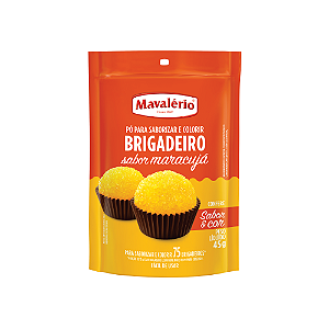 Pó para Saborizar e Colorir Brigadeiro Sabor Maracujá - Embalagem com 45G