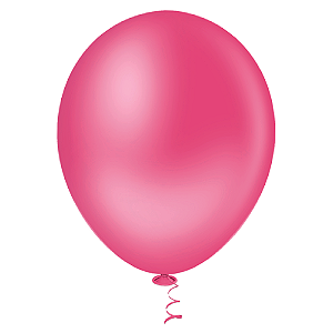 Balão Pic Pic Redondo Liso N° 5 Cor Pink - Embalagem com 50 UN