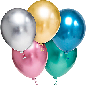 Balão Pic Pic Redondo Platino N° 5 Cores Sortidas - Embalagem com 25 UN