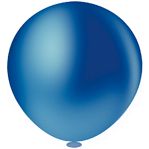 Balão Pic Pic Maxi Ball Liso N°40 Cor Azul - Embalagem com 1 UN