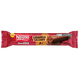 Chocolate Nestlé Choco Stick Sabor Caramelo Salgado - Embalagem com 24G