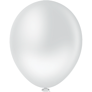 Balão Pic Pic Maxi Ball Liso N°40 Cor Branco - Embalagem com 1 UN