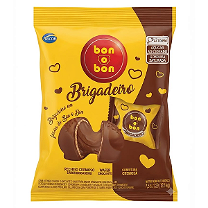 Bombom Arcor Bon o Bon Sabor Brigadeiro - Embalagem com 75G