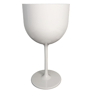 Taça Acrílica de Gin Branca - Embalagem Para 550ML