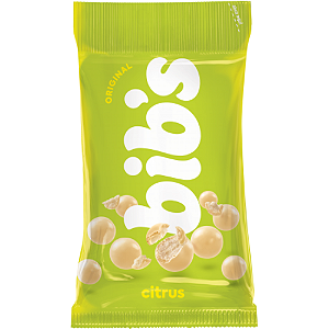 Confeito Chocolate Branco Bibs Citrus - Embalagem com 40G