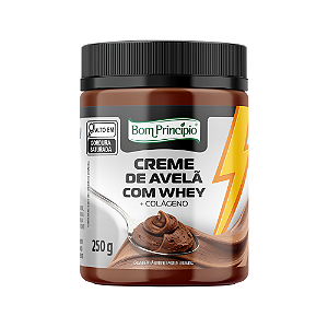 Creme de Avelã com Whey Bom Princípio - Embalagem com 250G