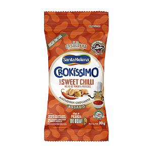 Amendoim Santa Helena Crokíssimo Sabor Sweet Chilli - Embalagem com 90G