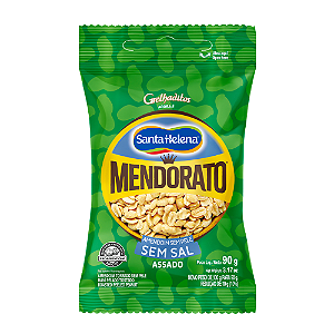 Amendoim Sem Pele Santa Helena Mendorato Sem Sal - Embalagem com 90G