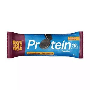 Barra de Proteína Banana Brasil Protein com Cookies - Embalagem com 30G