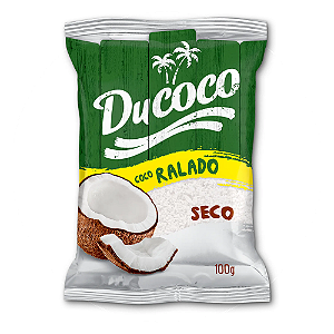 Coco Ralado Ducoco Seco - Embalagem com 100G