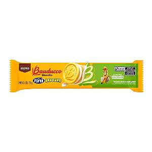 Biscoito Recheado Sabor Fini Bananas Bauducco - Pacote com 73G