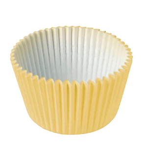 Forminha Para Doces Junco Papel N°5 Cor Amarelo - Embalagem com 100 UN