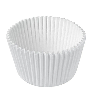 Forminha Para Doces Junco Papel N°5 Cor Branco - Embalagem com 100 UN