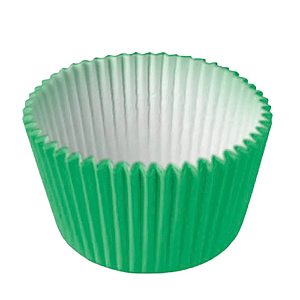 Forminha Para Doces Junco Papel N°5 Cor Verde Bandeira - Embalagem com 100 UN