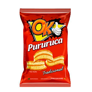 Salgadinho Pururuca OK Sabor Tradicional - Embalagem com 35G